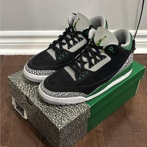 Jordan 3 pine green